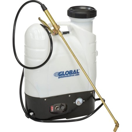 Global Equipment Global Industrial„¢ Commercial Duty Battery Operated No Pump Backpack Sprayer W/Brass Wand SX-MD15DA